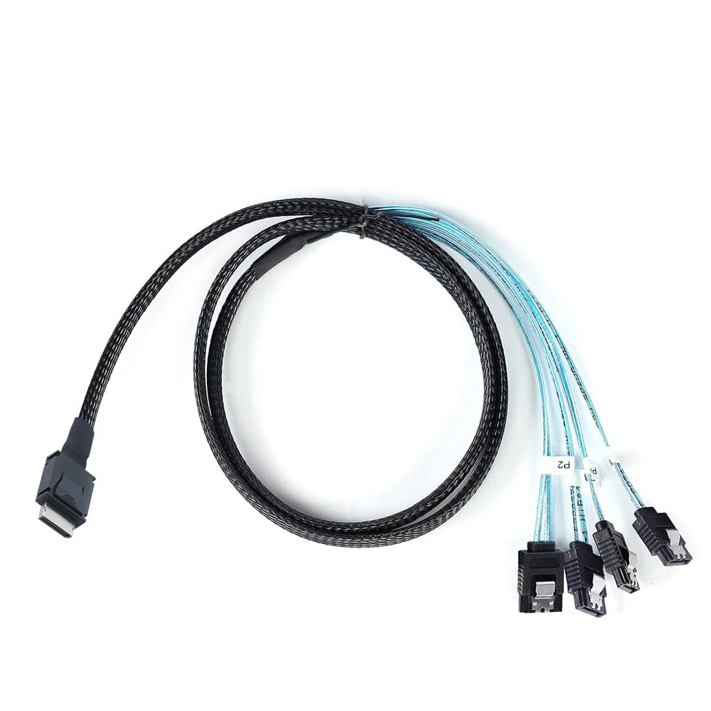 Oculink to 4*SATA Cable