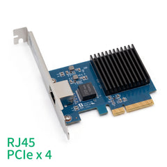 10Gbps PCIe Network Card - Realtek RTL8127 (RJ45 / SFP+ | PCIe 4.0 x1 / PCIe 3.0 x2 Options)